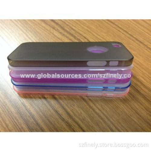 PC Cases for iPhone 5/5S, Ultra-thin Series，0.3mm Thickness with Apple Hole